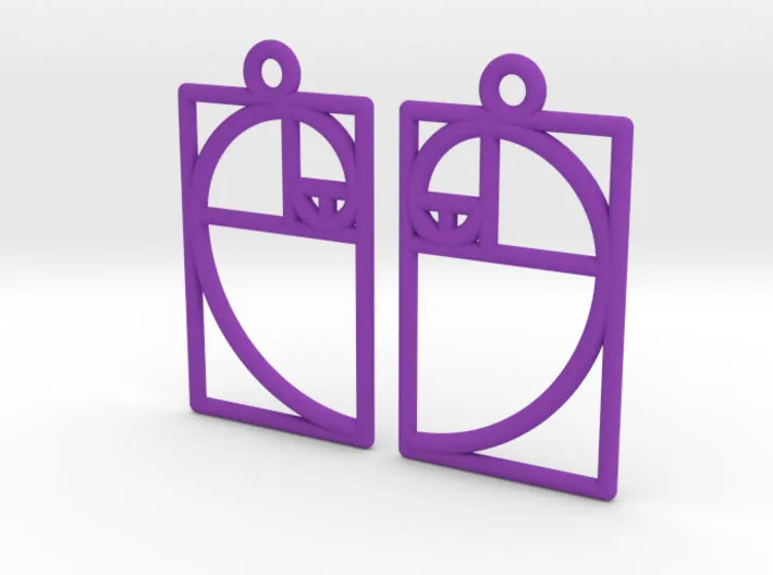 Medium Golden Ratio Earrings (Nylon)