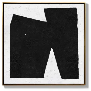 Minimal Black and White Painting MN121A