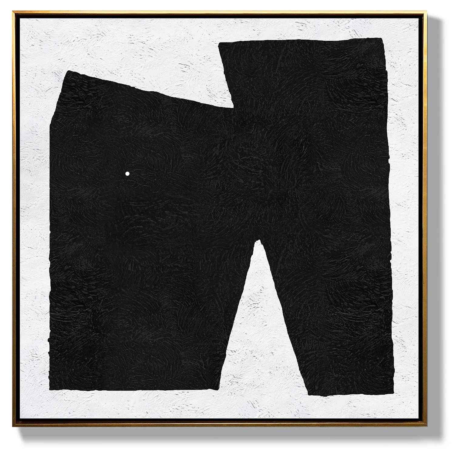 Minimal Black and White Painting MN121A