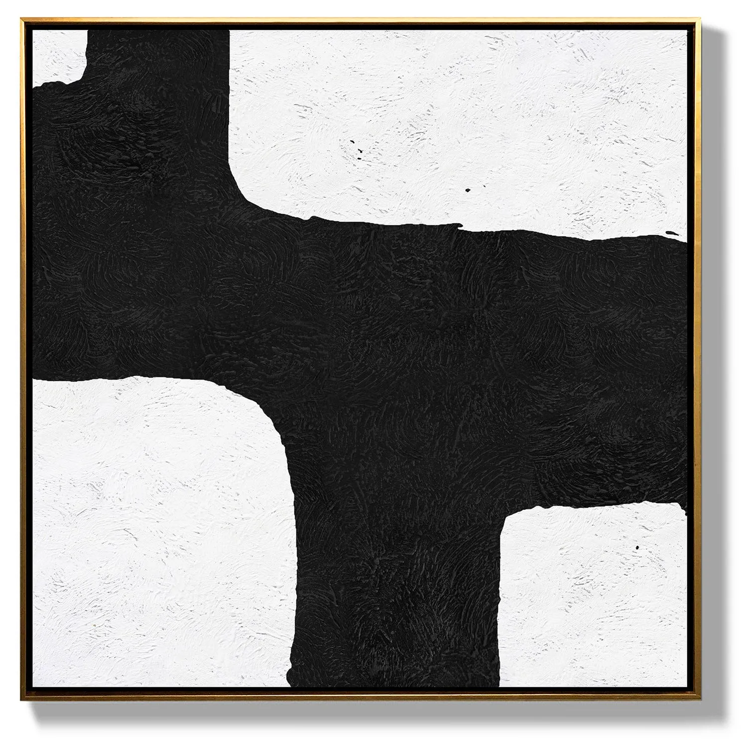 Minimal Black and White Painting MN2A