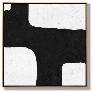 Minimal Black and White Painting MN2A