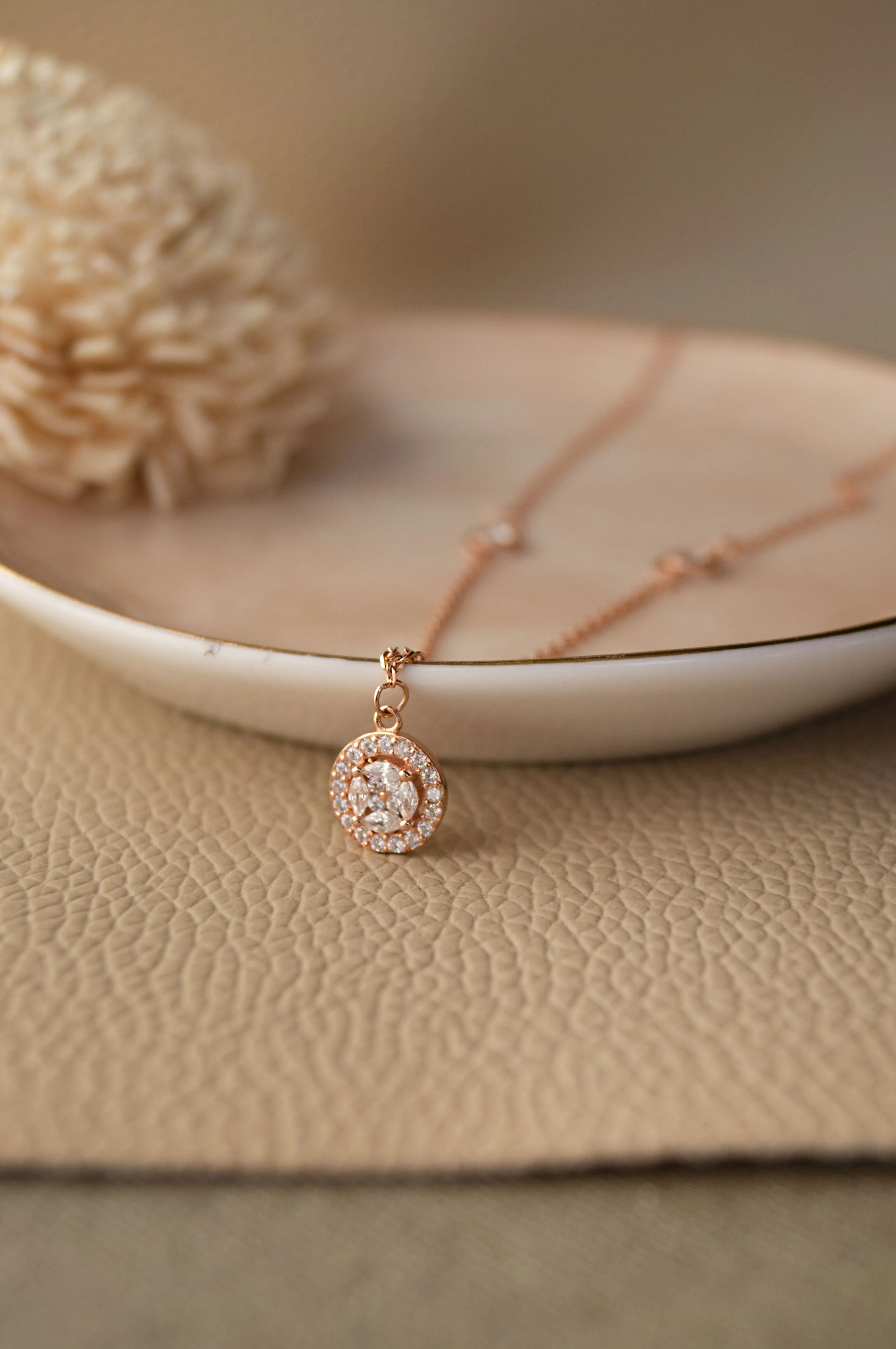Minimal Cluster Sterling Silver Necklace Set
