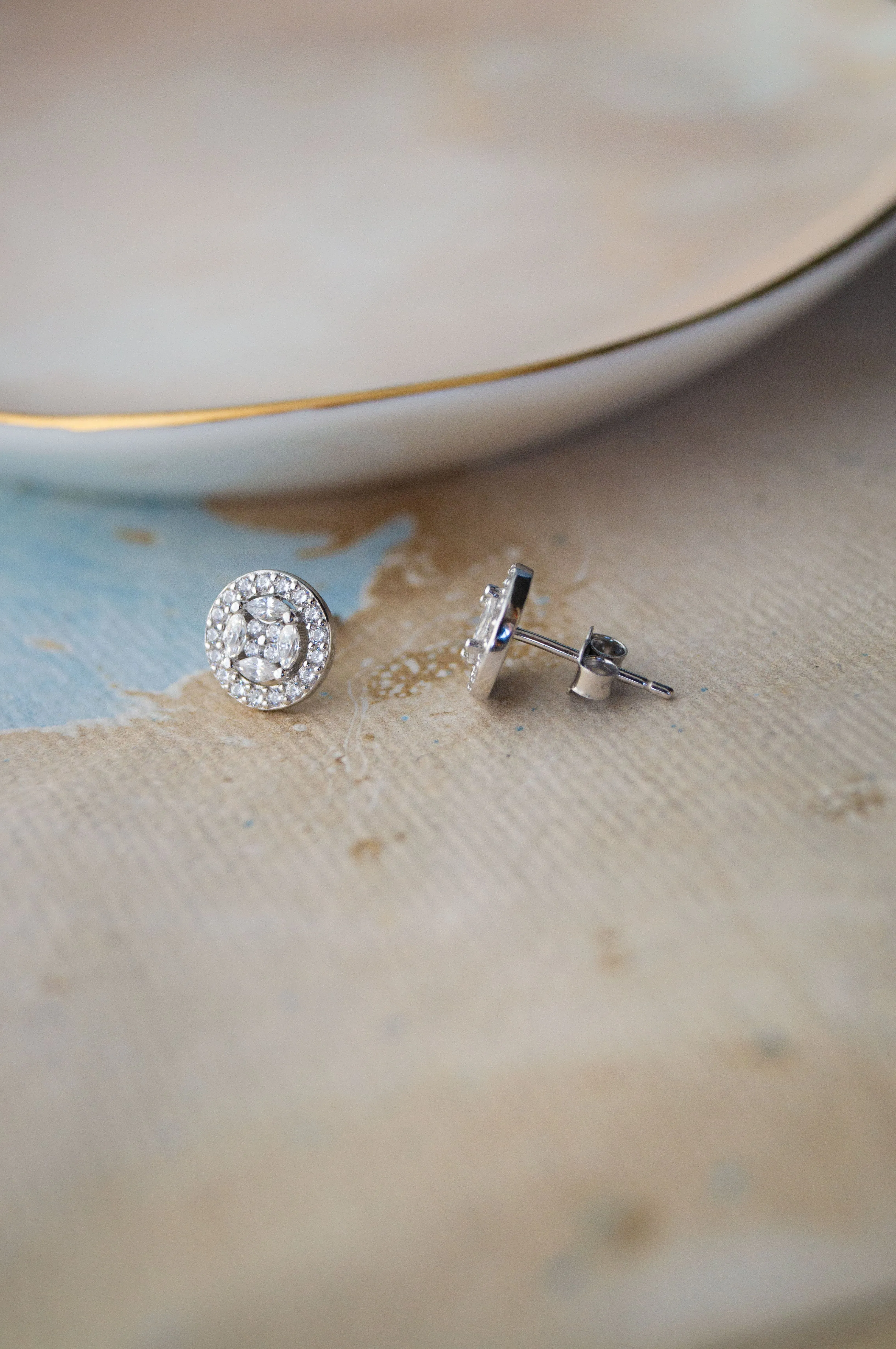 Minimal Cluster Sterling Silver Necklace Set