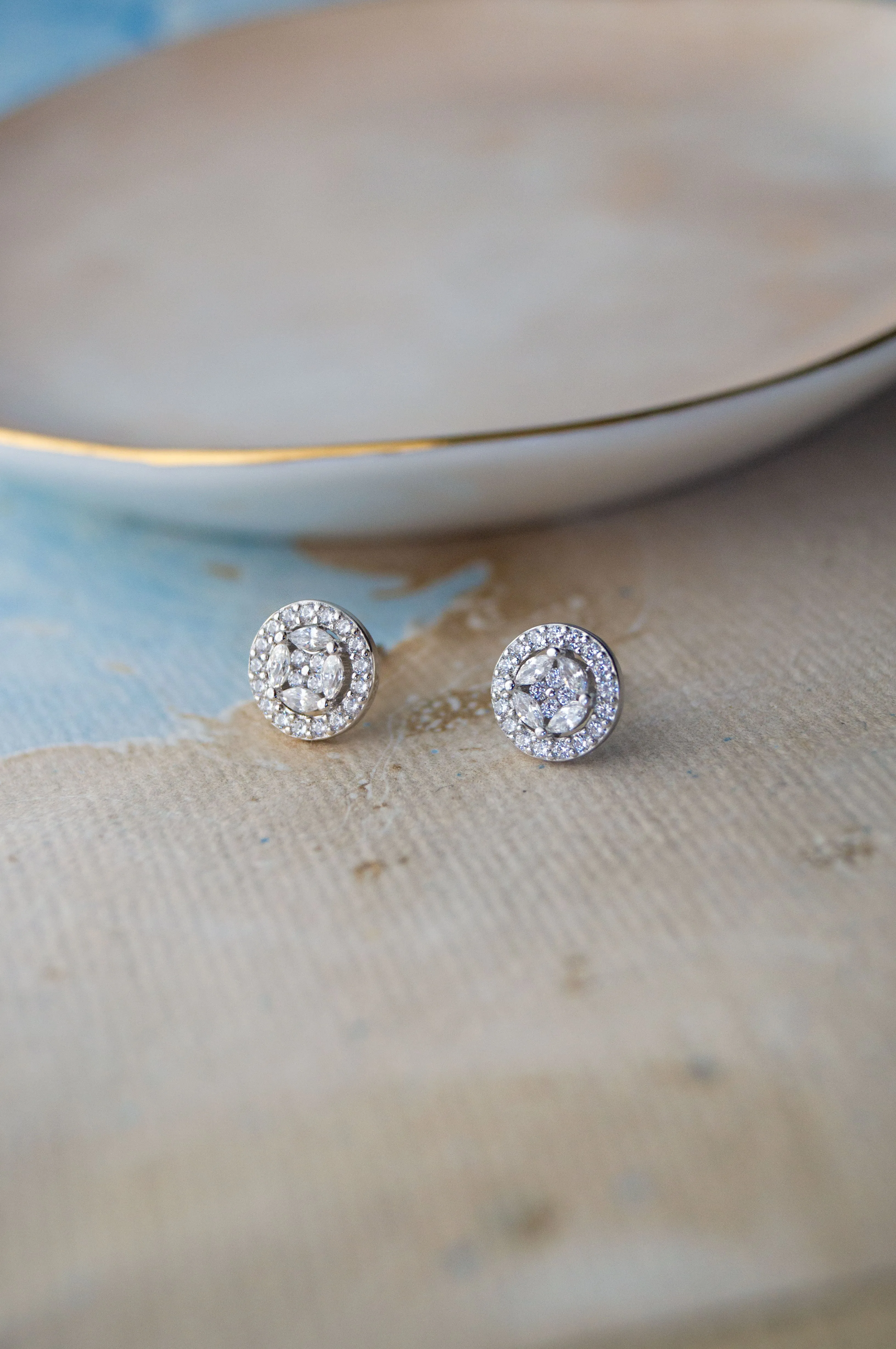 Minimal Cluster Sterling Silver Necklace Set