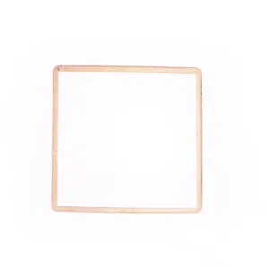 Minimal geometry earrings copper pendant Jewelry accessory Minimal Earrings 3.5*3.5cm gold Square 10pcs 10177304