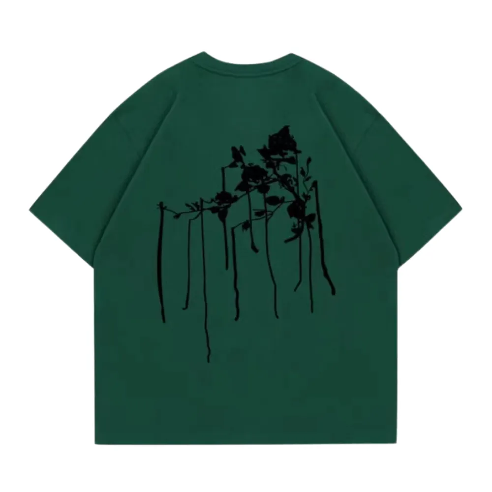 Minimal Ink Graphic Cotton T-shirt