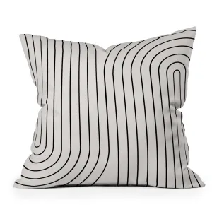 MINIMAL LINE CURVATURE BLACK AND WHITE