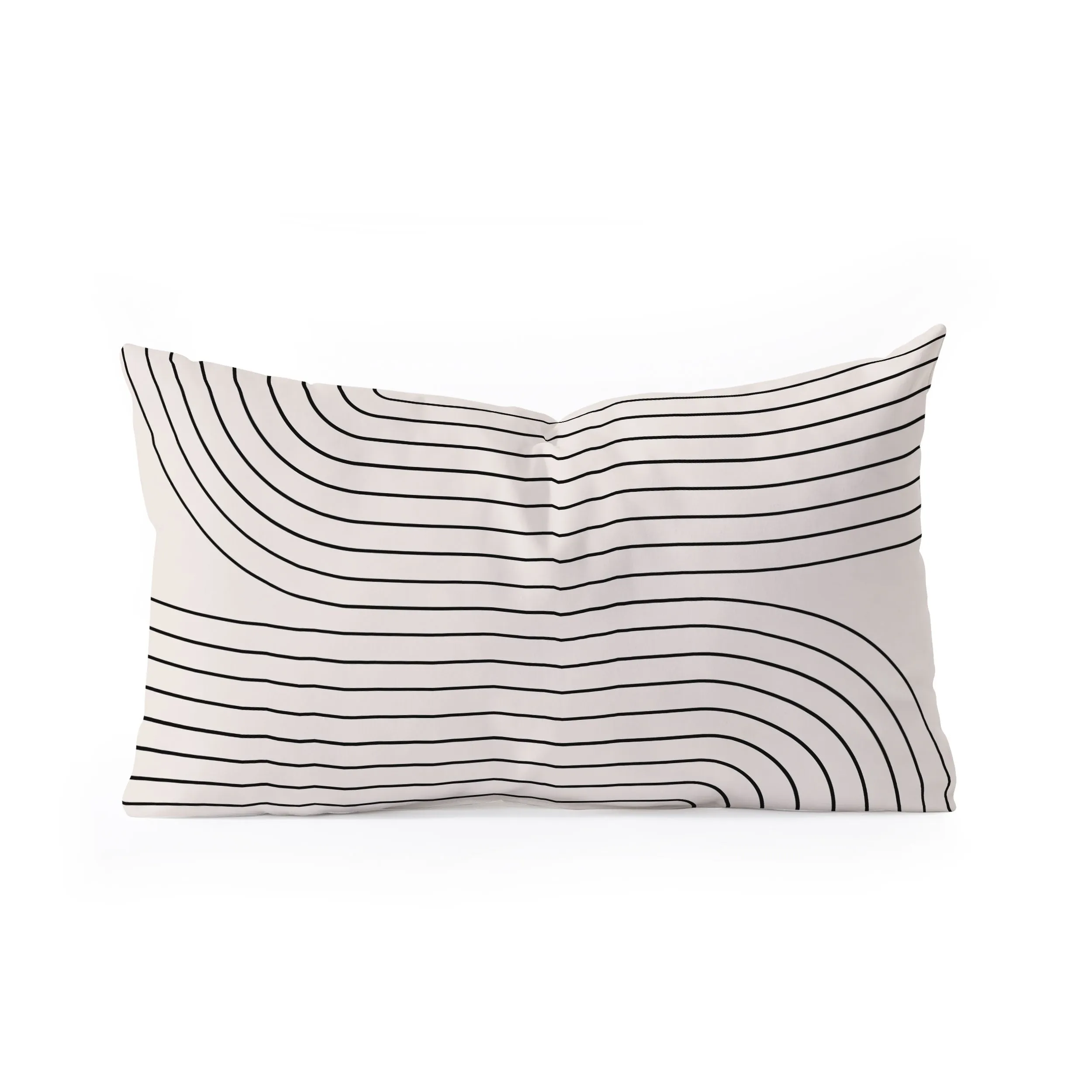 MINIMAL LINE CURVATURE BLACK AND WHITE