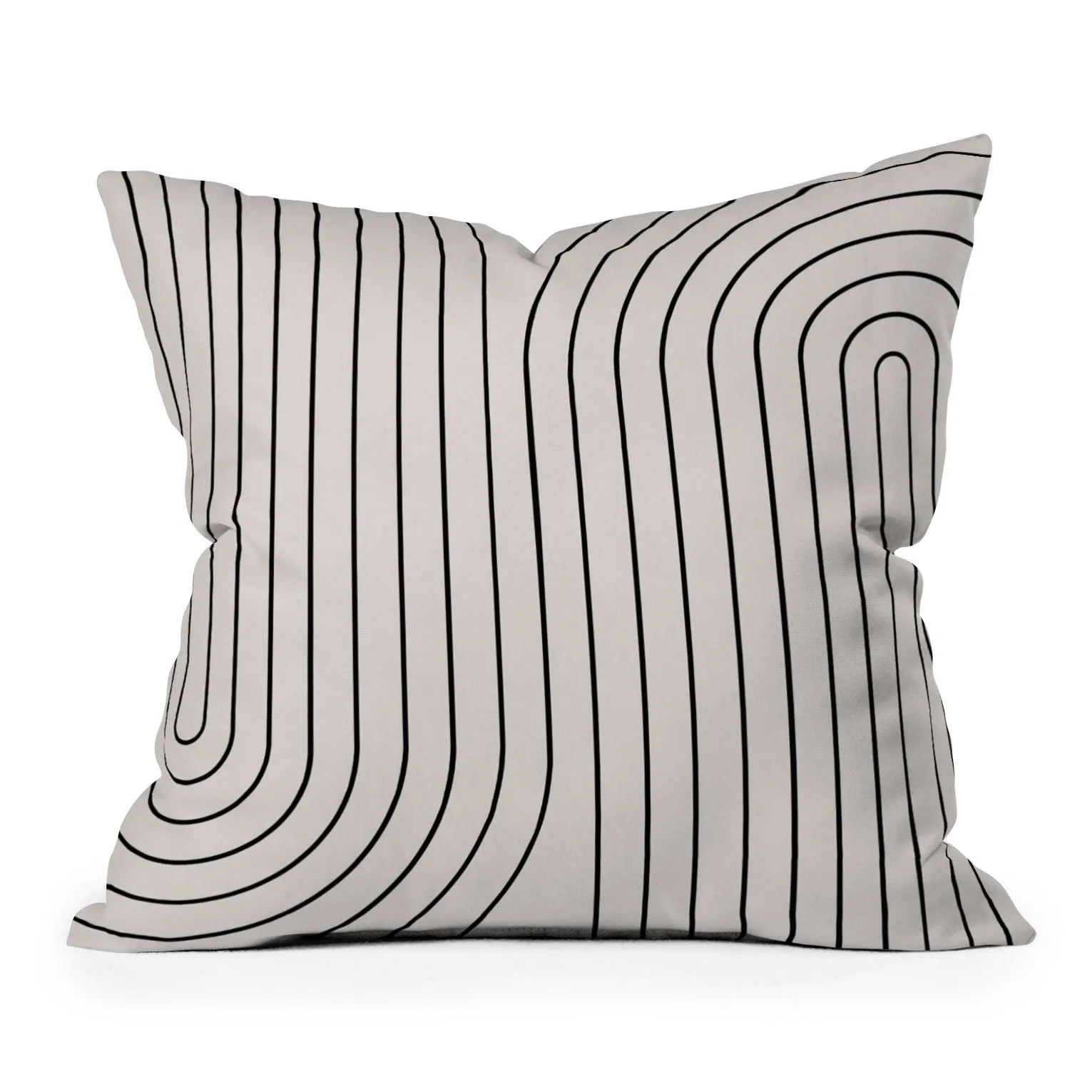 MINIMAL LINE CURVATURE BLACK AND WHITE