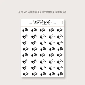 Minimalistic Mini Vet Appointment Stickers