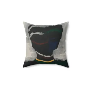 Modern Abstract Face Pillow