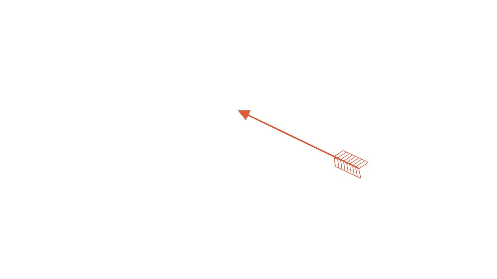 Modern Arrow Orange