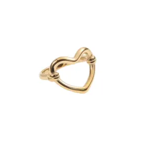 Modern Heart Ring