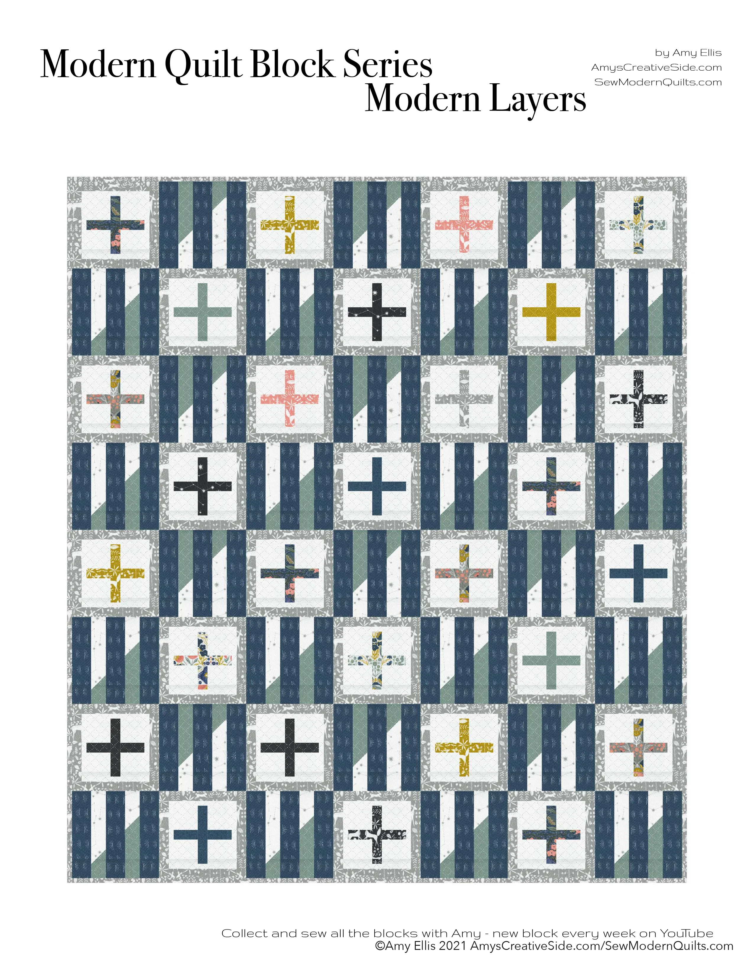 Modern Layers PDF Quilt Pattern