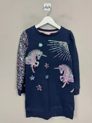 Monsoon Sequin Unicorn Dress 4-5y
