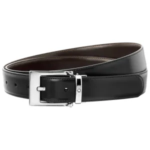Montblanc Elegant Black Rectangular Black/Marrin Rettangular Band adjustable 128140