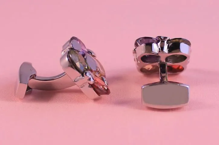 Multi Colored Gem Cufflinks
