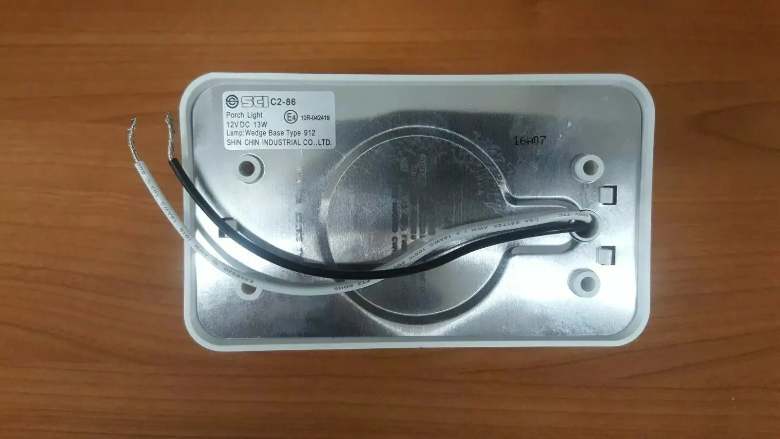 Narva 12V Porch Light With Off/On Rocker Switch