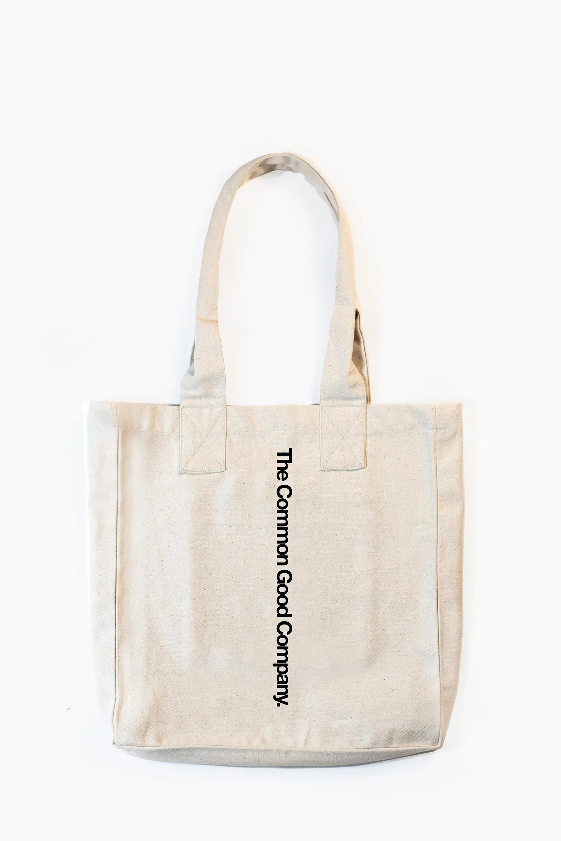 Natural 100% Recycled Cotton Everyday Tote - Longform Logo