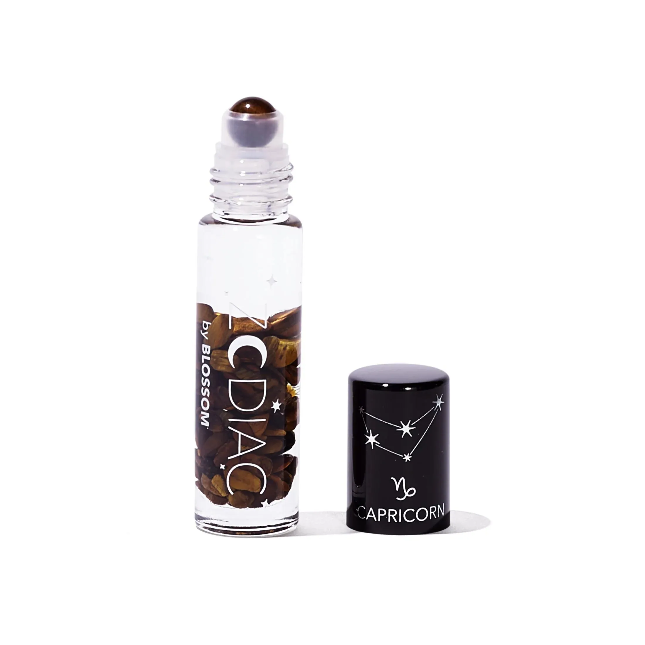 New Blossom Zodiac Capricorn Vanilla-Flavoured Roll-On Lip Gloss made with real Crystals!