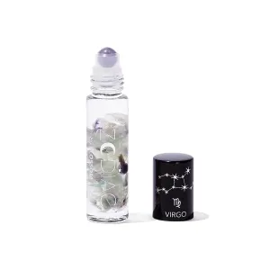 New Blossom Zodiac Virgo Vanilla-Flavoured Roll-On Lip Gloss made with real Crystals!