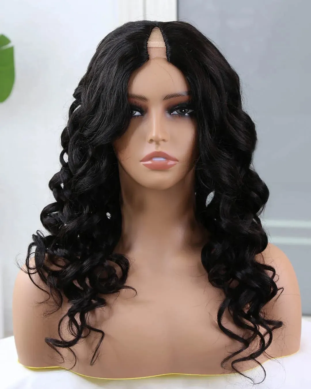 New Minimal Leave Out Loose Wave V-Part Wig