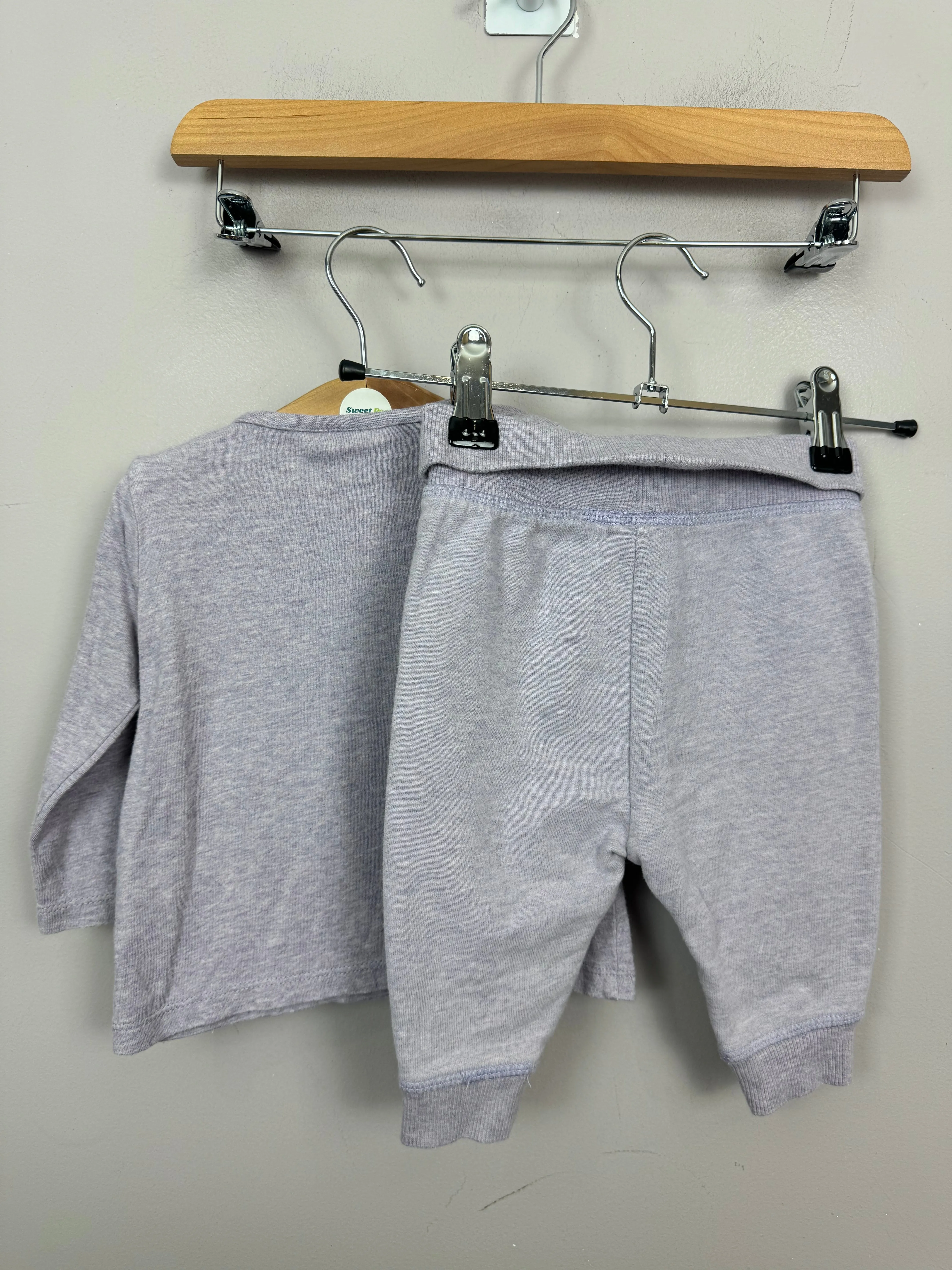 Next Hello Baby Lilac Coord Set 3-6m