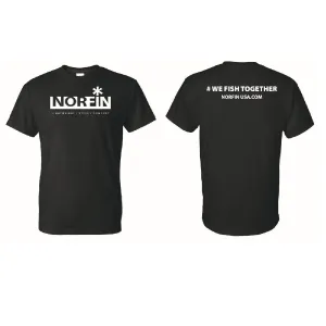 NORFIN LOGO T-SHIRT BLACK
