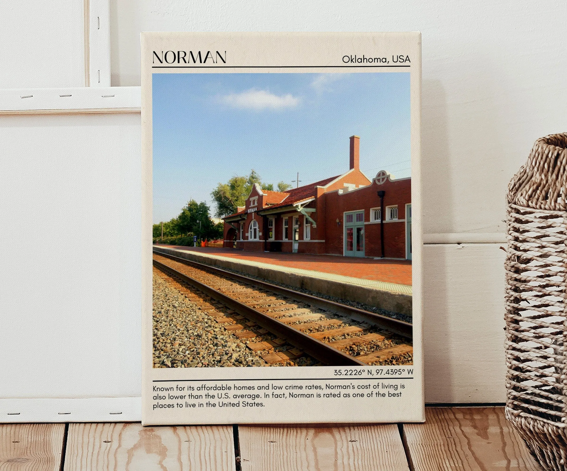 Norman Minimal Wall Art, Oklahoma, USA