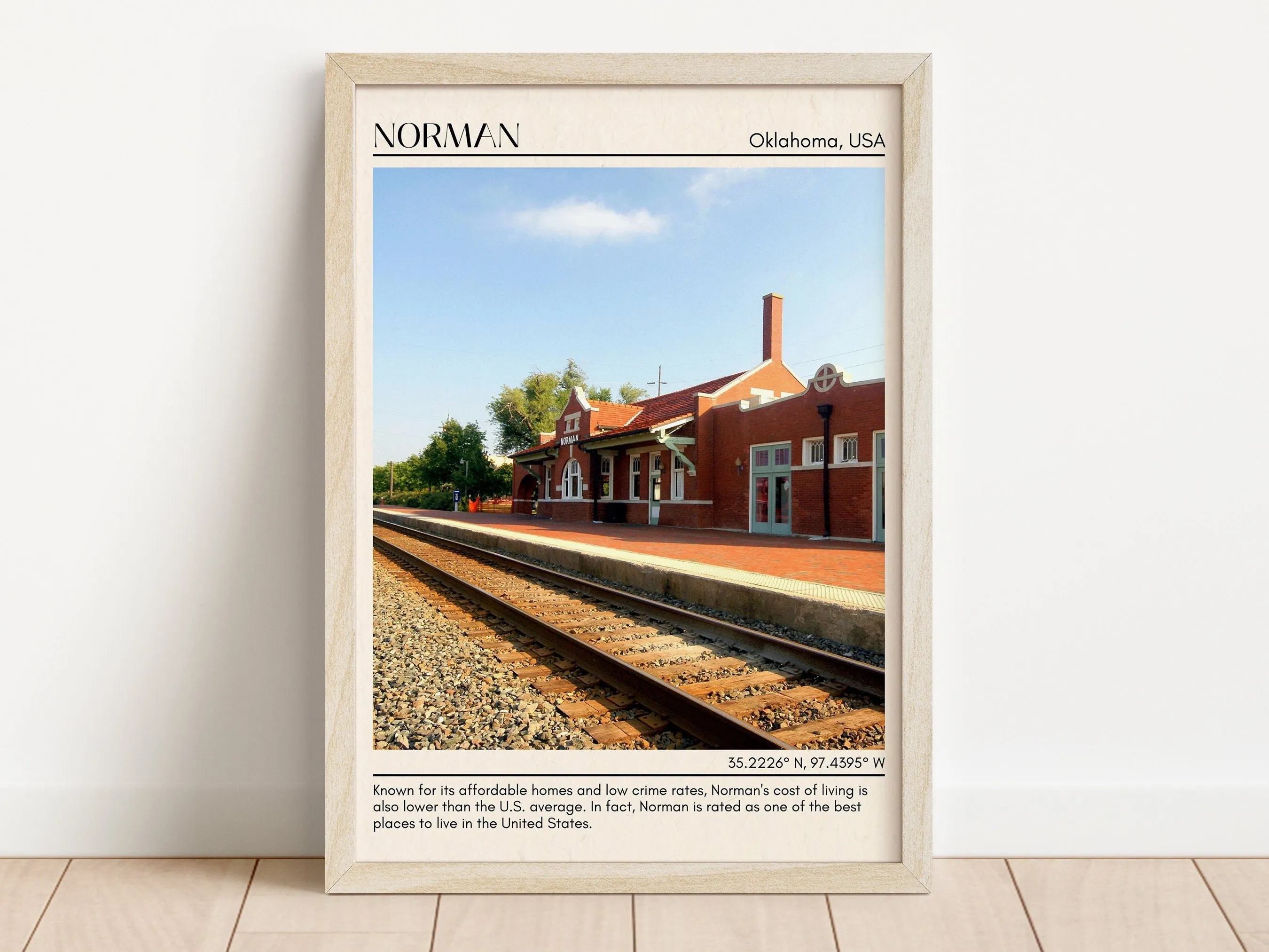 Norman Minimal Wall Art, Oklahoma, USA