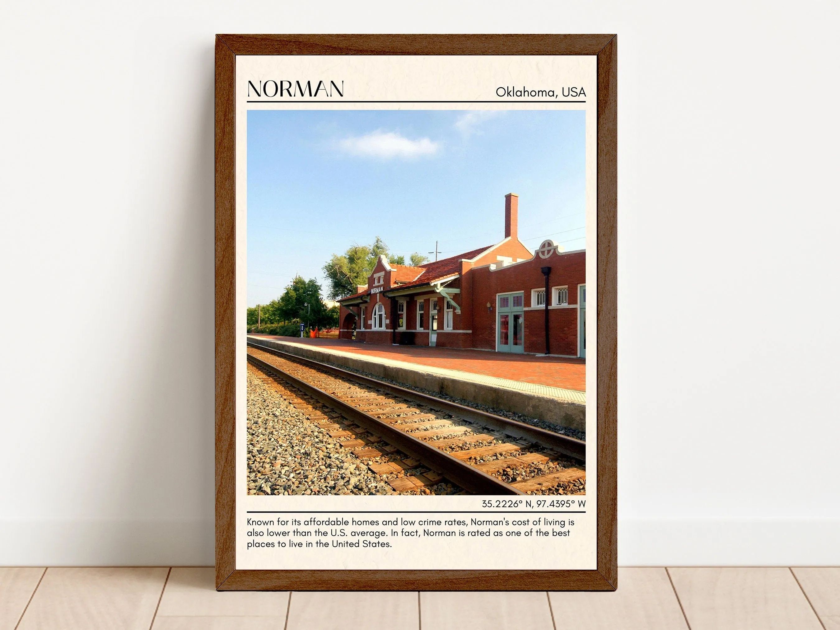 Norman Minimal Wall Art, Oklahoma, USA