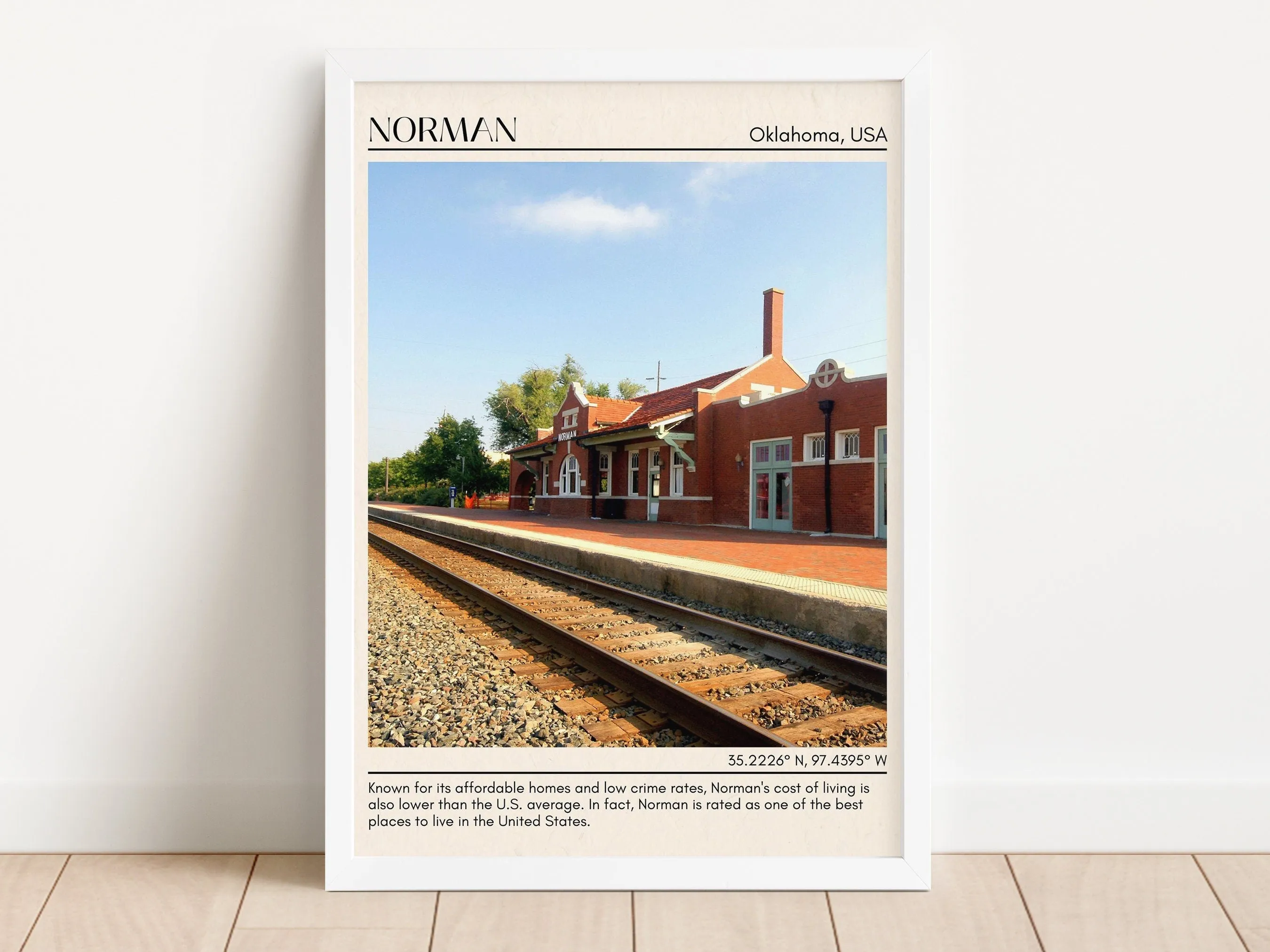 Norman Minimal Wall Art, Oklahoma, USA