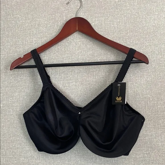 NWT Wacoal Black Simple Shaping Minimizing Underwire Bra