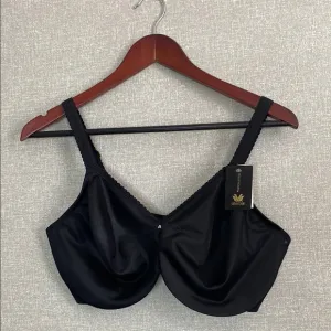 NWT Wacoal Black Simple Shaping Minimizing Underwire Bra