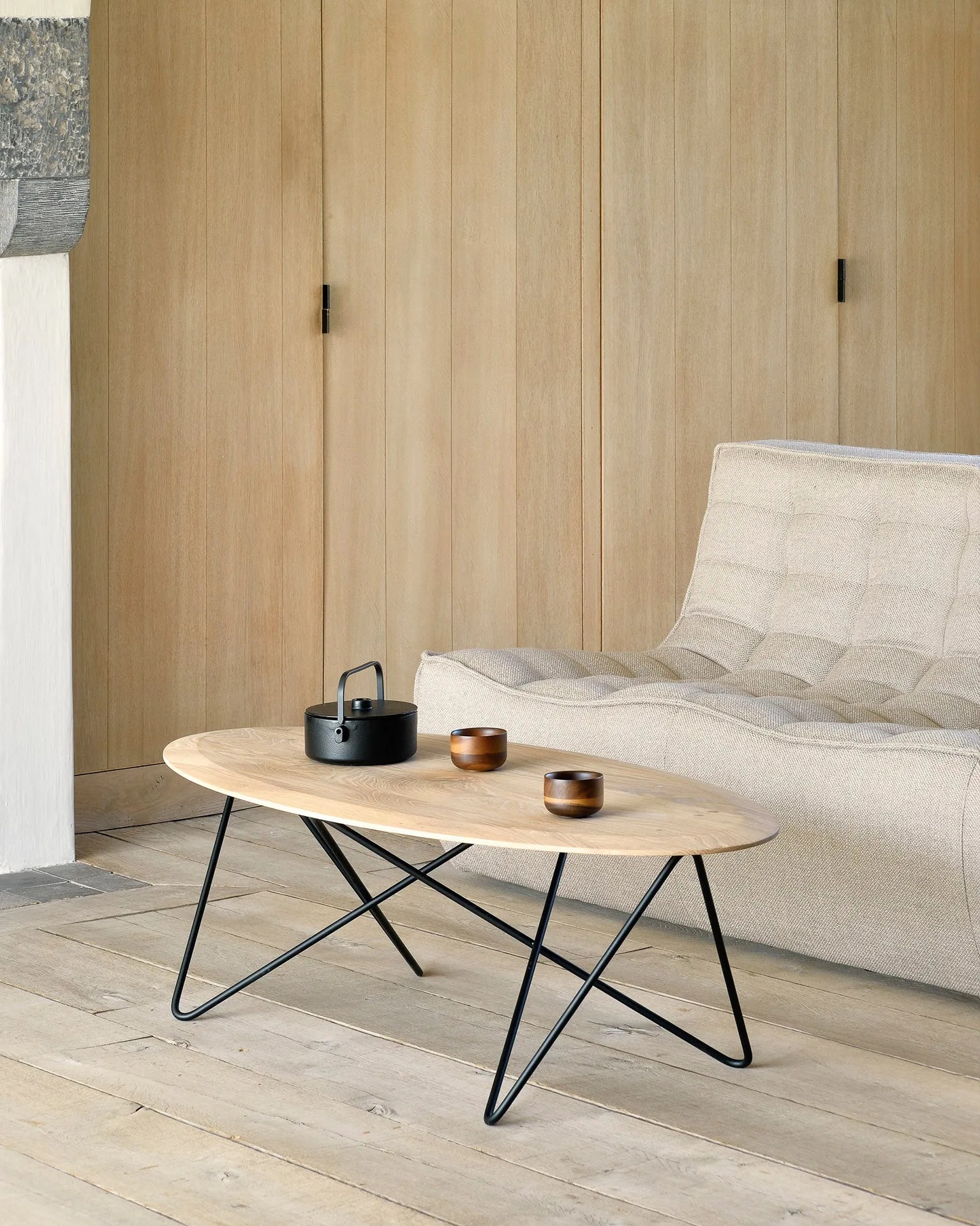 Oak Orb Coffee Table