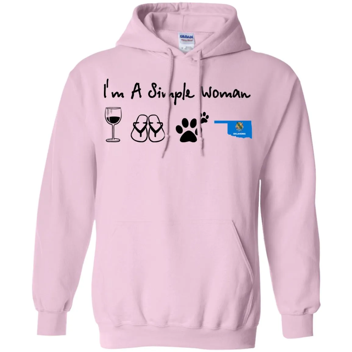 Oklahoma I'm A Simple Woman Hoodie