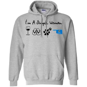 Oklahoma I'm A Simple Woman Hoodie