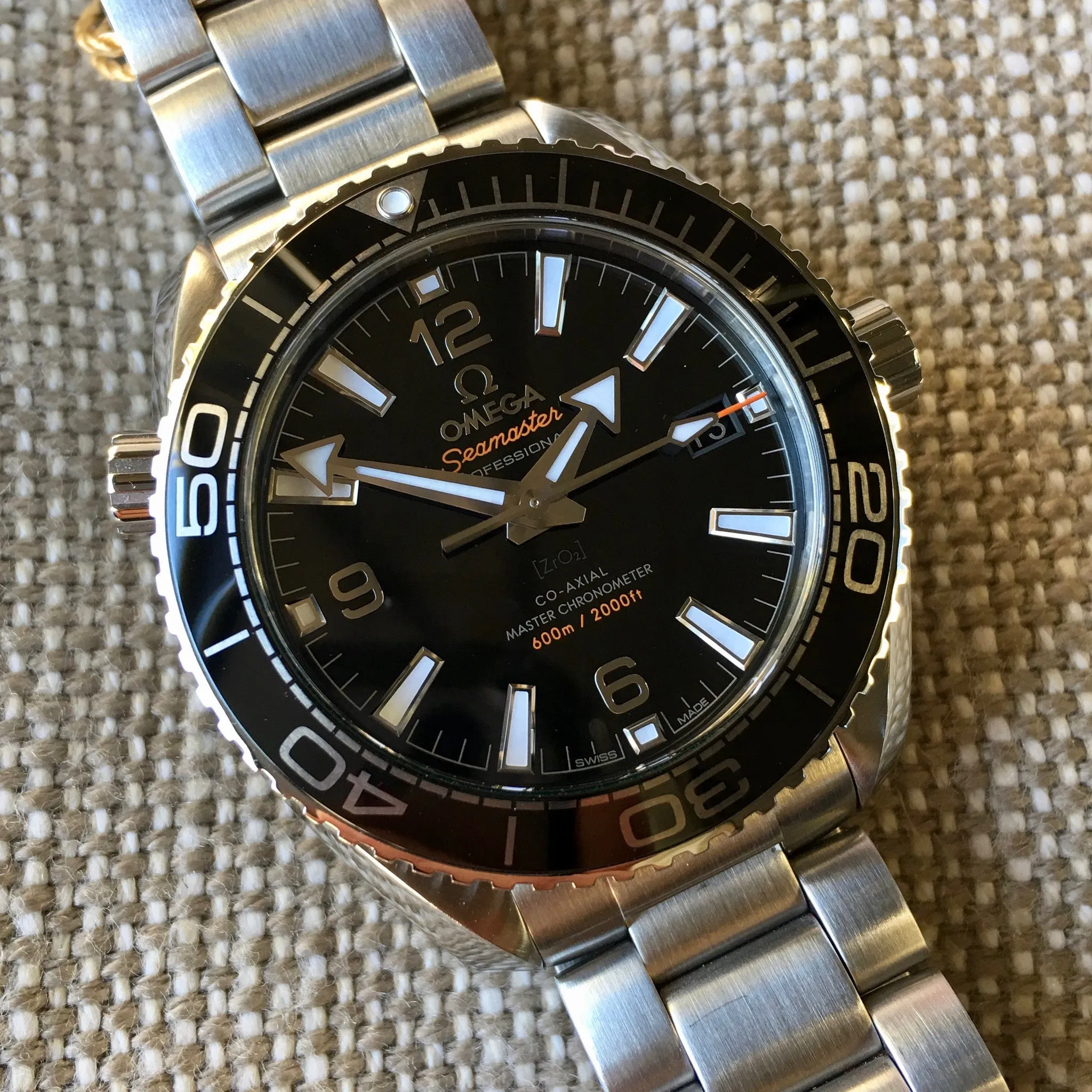 Omega Seamaster 215.30.40.20.01.001 Planet Ocean 600M Automatic Watch
