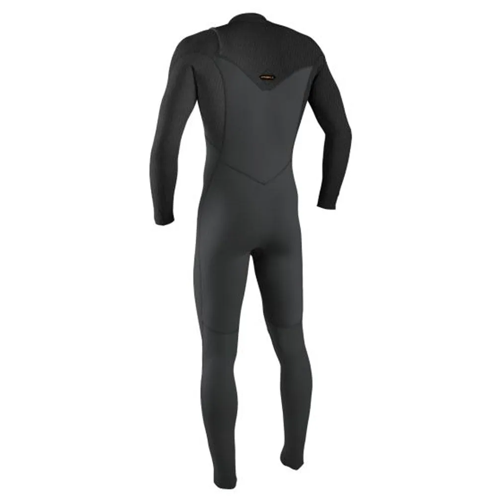 O'Neill Hyperfreak 3/2 mm Chest Zip Summer Wetsuit - Smoke/Raven