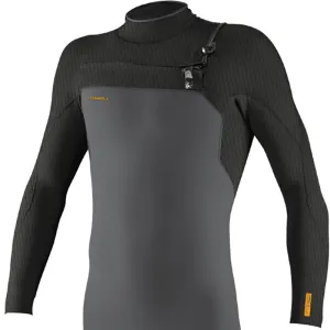 O'Neill Hyperfreak 3/2 mm Chest Zip Summer Wetsuit - Smoke/Raven