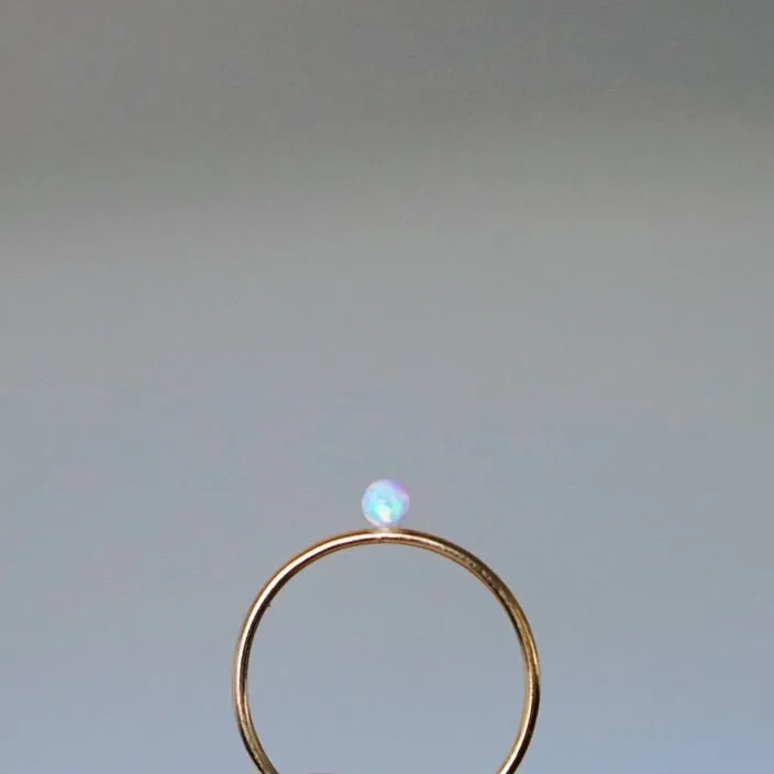 Opal Orb Ring