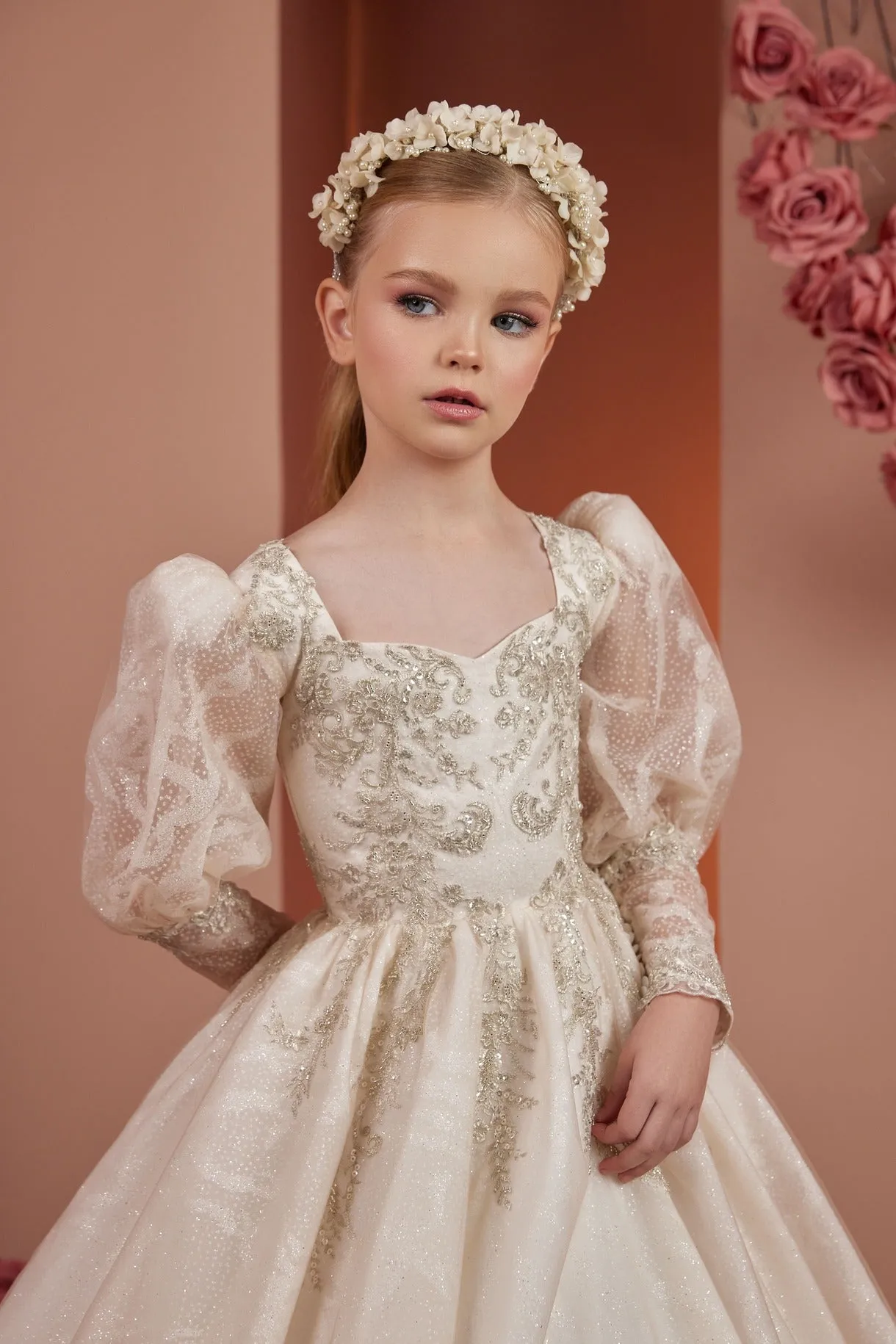 Opulent Cappuccino Elegance Gown