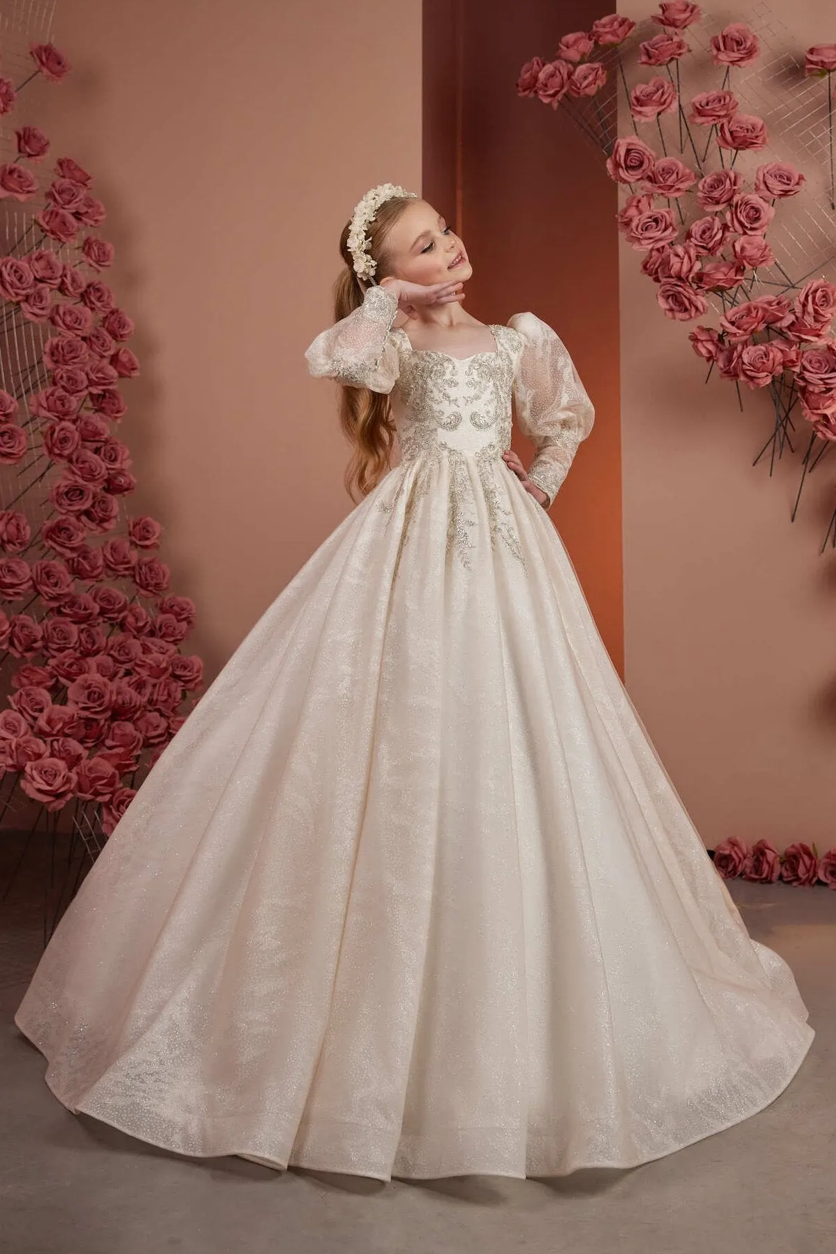 Opulent Cappuccino Elegance Gown