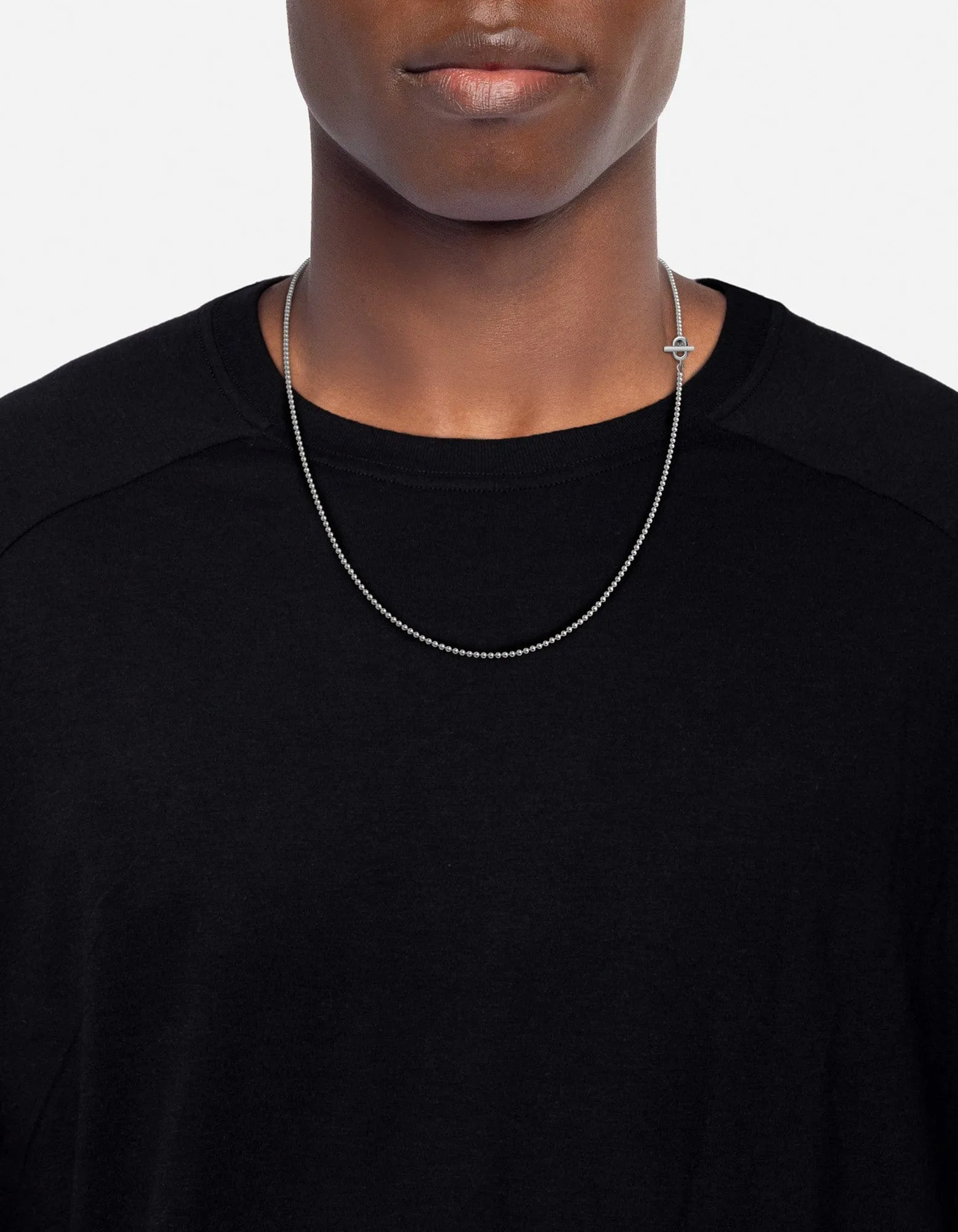 Orb 1.5mm Chain Necklace, Sterling Silver