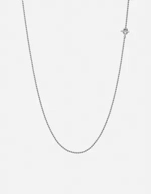 Orb 1.5mm Chain Necklace, Sterling Silver