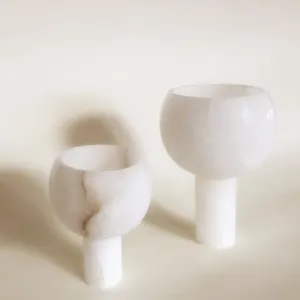 Orb Planter Medium - Alabaster