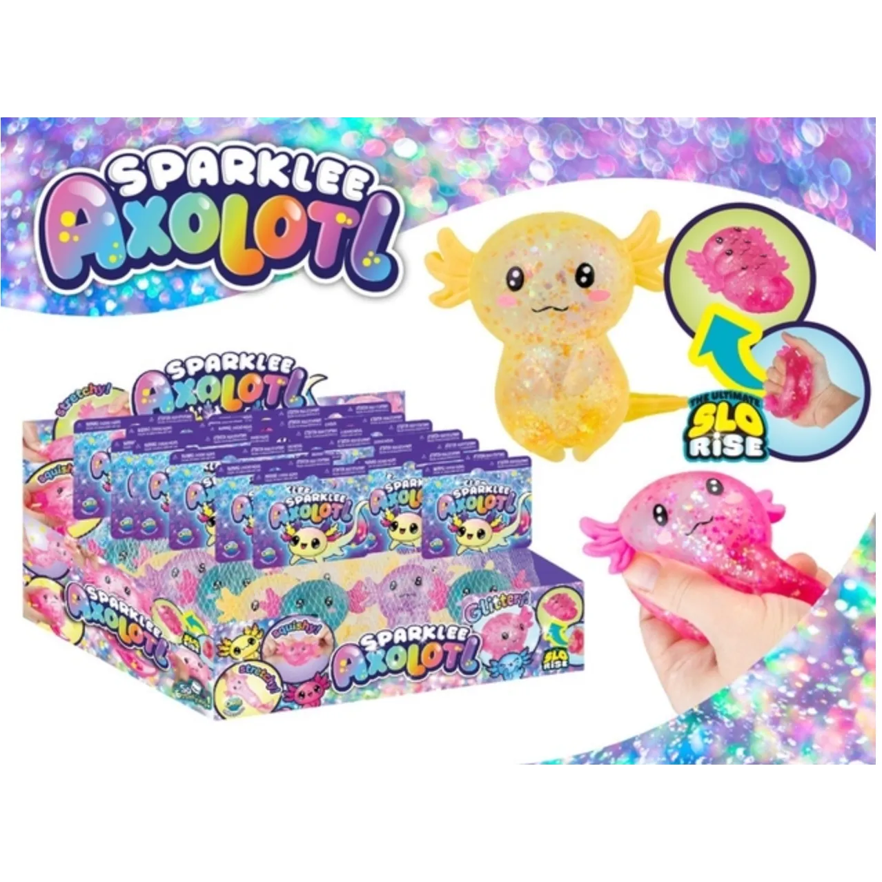 ORB Toys Curiosities Sparklee Axolotl - Assorted