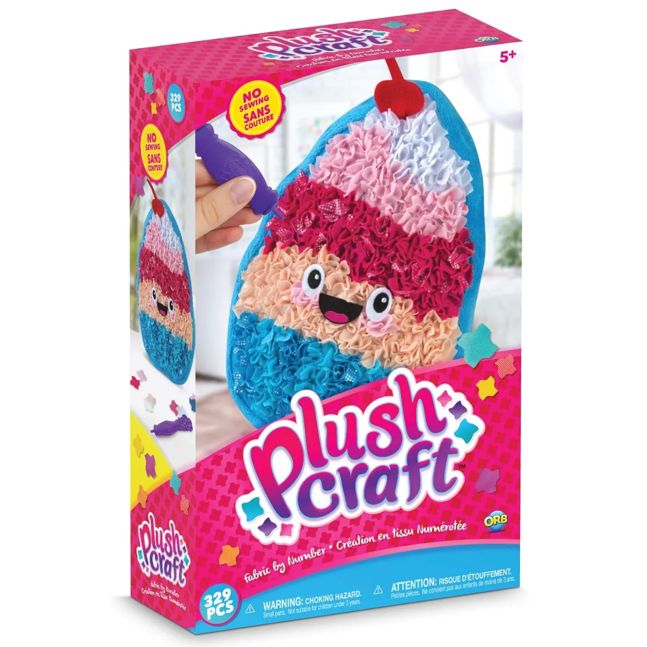 ORB Toys Plushcraft Cupcake Pillow