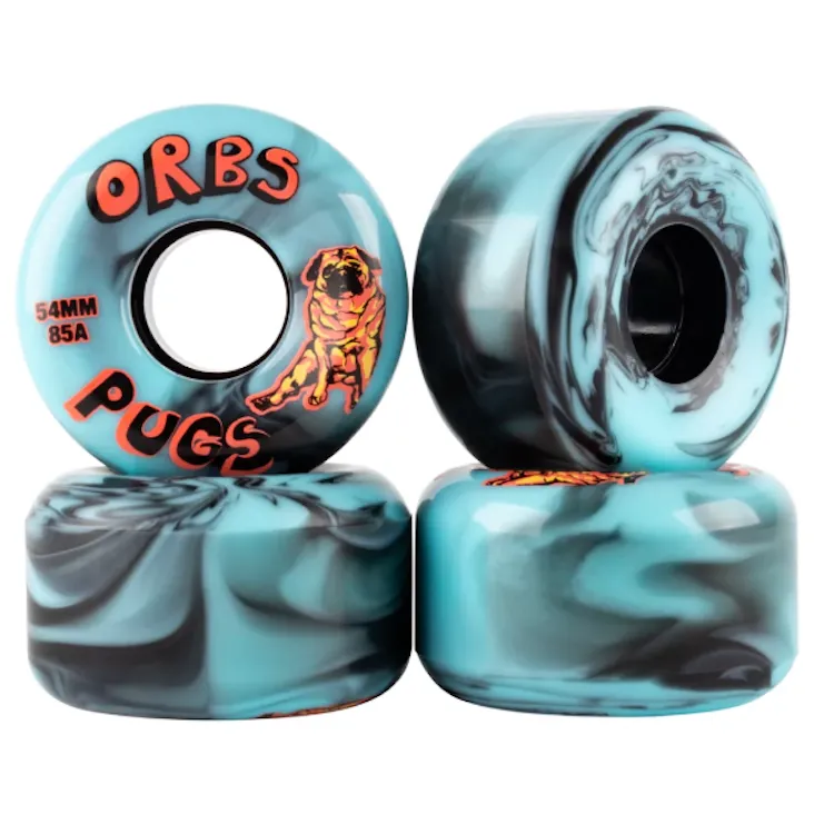 Orb Wheels Pugs Skateboard Wheels 85a 54mm