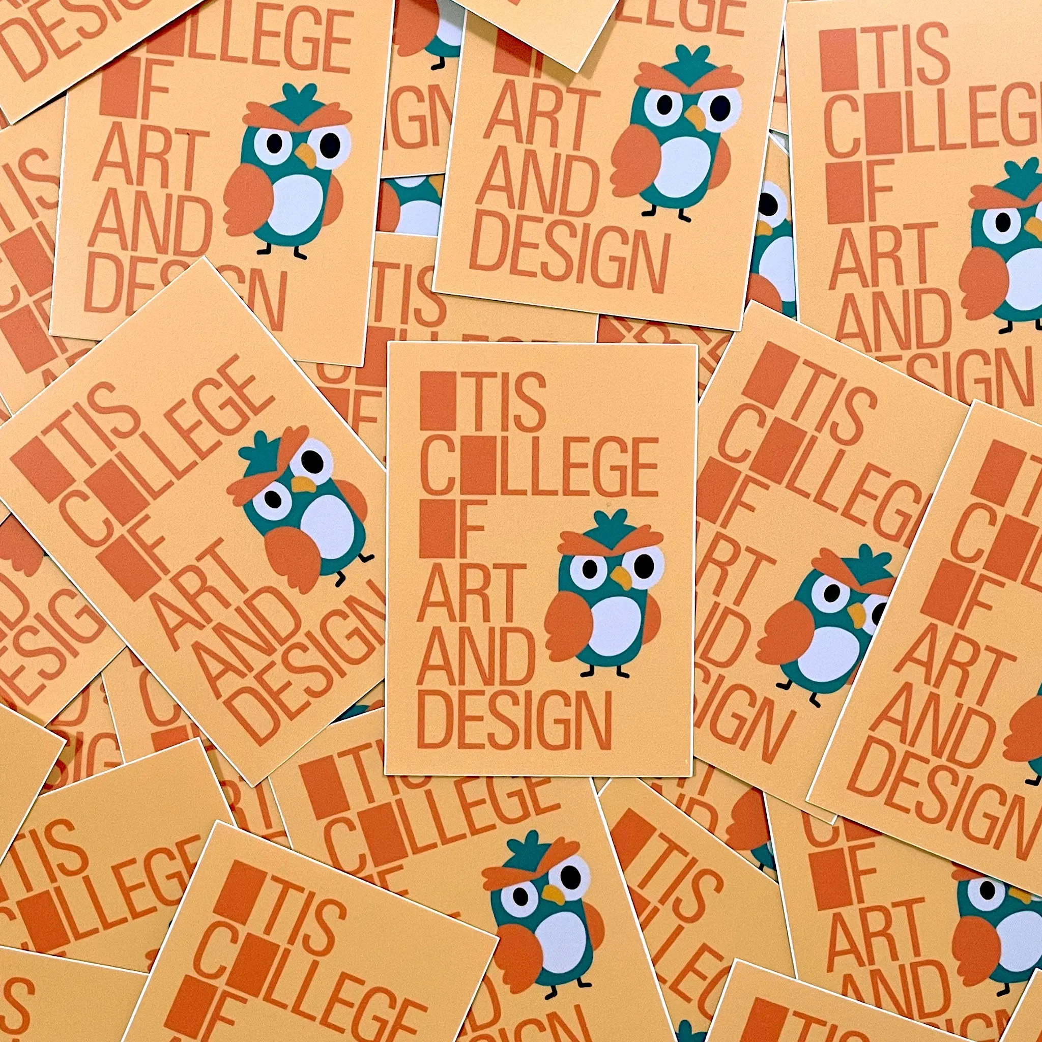 Owlbert Logo Sticker (Designed by Laura Salazar, '23)